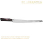 Kessaku 14  Carving Knife - Samurai Series - Serrated High Carbon Steel