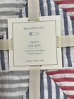 Pottery Barn Kids Organic Cole Toddler Quilt   Crib Skirt Set Stripe Multi  a16b
