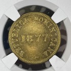 1877 Dominican Republic 1 Centavo Ngc Mss64 Lot g1630 Choice Unc 