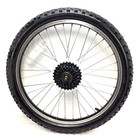 20  Rear Bicycle Black Wheel 5-speed Freewheel 1 95  Tire Kids Mtb Bike  x67