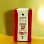 Sinclair Power-x Tin Bank Red And Summer Weight Cap With  Embroidered Dino Patch