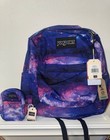 Jansport Superbreak Plus Backpack Space Dust School Bag Laptop Galaxy Design