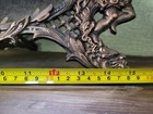 Gorgeous  Antique Bronze Very Ornate With Cheribs  Picture Frame