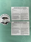 2 Pcs Cdc Covid 19 Vaccination Blank Card Collector Use Free Ship With Tracking