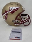Peter Warrick Signed Florida State Fs Replica Helmet Multiple Inscriptions Psa