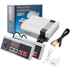 Gray - Link Retro Mini Gaming Console With 620 Games 8 Bit Game System Built In