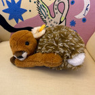 Steiff Fawn Lorli Small Plush Stuffed Animal Deer Resting Laying Spotted Vintage