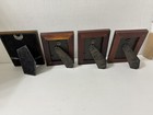 Set Of 4  1   2 5x3 5     3  2 5x 1 5   Brown Picture Frames Vertically