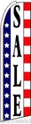 Sale Usa Flutter Flag Tall Curved Top Advertising Sign Feather Swooper Banner