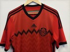 Adidas Mexico Soccer Jersey Red 2014 World Cup Men   s Size Medium