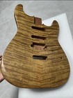 Aaaaa Guitar Body Blank Mahogany Core Golden Phoebe Top Natural Stunning Grain