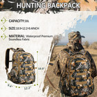 Hunting Backpack 35l Camo Daypack For Deer Bowhunting   Waterproof 600d Fabric h