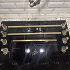 Vtg Donner Lot Of 3 Antique Brass Cast Finish Towel Bars 18 22 5 24    Xtra Mount