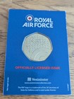 Raf Royal Air Force 50p Shaped Coin 1961 Ch-47 Chinook Boeing Westminster