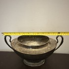 J a  Haskell Silverplate Bowl With Handles Tavern Street Ipswich