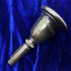 Vintage   Miraphone  fone    Tuba Mouthpiece  c4  Tu23   Silver