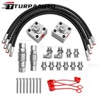 2 Three Way Diverter Valves For 1-2 Ton Chinese Mini Excavator W  Quick Connects