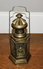Vintage  Replica Brass Ship Oil Lantern Maritime Nautical Lamp Home Decor Nice 