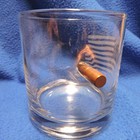 Original Benshot Bulletproof    merica  Flag Shot Glass W  Real 308 Bullet