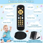 Baby Tv Remote Control Toy With Sound And Light  Music Toys For Baby 6-24 Months