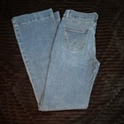 Wrangler Girls Bootcut Jeans 16 Slim Light Wash Blue Stretch Denim Pockets