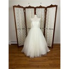 Elegant David   s Bridal Mesh Tulle Wedding Gown