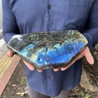 7 7lbs Large Natural Gorgeous Labradorite Quartz Crystal Stone Specimen Healing