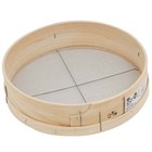 Fujiwara Sangyo Senkichi Wooden Sand Sieve  round  35cm  2 0mm Mesh