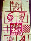 Vintage Jack In The Box 1973 Indoor Outdoor Hopscotch Game Promo Giveaway Toy