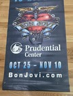 Bon Jovi Prudential Center Opening Night Street Light Pole Banner  Rare Unique