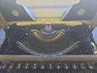 Nice 1950s Olympia Sm3 Typewriter W wood Case Germany Works 