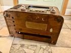 1940 Vintage Zenith Model 6s439 Antique  Am sw Pushbutton Radio  Wooden