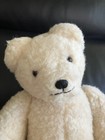 Vintage Teddy Bear 15  Plush Stuffed Animal Jointed Cream brown Color