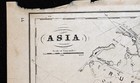 1866 Antique Map Asia China Japan Korea India Russian Empire Mcnally Original