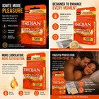 Trojan Charged Lubricated Condoms 3 Count