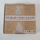 Woolino 4 Season Classic Baby Sleep Sleeping Bag  0-6m White Gray Stars