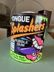 Vintage Tongue Splashers 90s Nostalgia Bubble Gum Neon Gallon Paint Can Candy