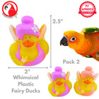 Bonka Bird Toys 1441 Pk2 Fairy Duck Foot Talon Craft Part Parrot Cage Toys Pet