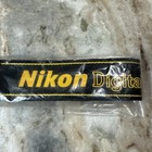 New Nikon Digital Black   Yellow Camera Neck Shoulder Strap Sealed D300  1 5  W