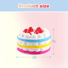 4 33  Squishies Jumbo Slow Rising Kawaii Colorful Squishies Strawberry Cake Scen