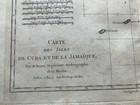 Antique 1782 French Map Of Jamaica And Cuba By Bonne 10x15 