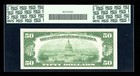 Dbr 1928-a  50 Dgs Frn St  Louis Fr  2101-hdgs Pcgs 63 Ppq Serial H00651275a
