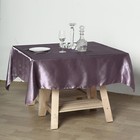 Amethyst 60x60  Satin Square Table Overlay Wedding Catering Supplies