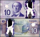 Canada 10 Dollars  2013  P-107b  Unc  Polymer X 10 Pcs