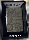 Zippo Lighter Harley Davidson Skull Armor Silver Lighter In A New Box