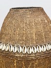 Antique Borana Chocho Basket  Woven Fibers  Cowrie Shells  Ethiopia East Africa 