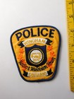 Wingham Police Vintage Souvenir Patch Shoulder Crest Ontario Radio Tv Town Ca