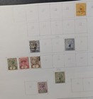 Old British Honduras Collection On Home Made Pages - M u- Some Better - 9 Photos