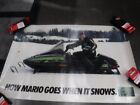 Arctic Cat Vintage Mario Andretti El Tigre Snowmobile Poster 25 X 38 Nice Cond