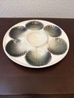 Vintage Black And White 9    Oyster Plate